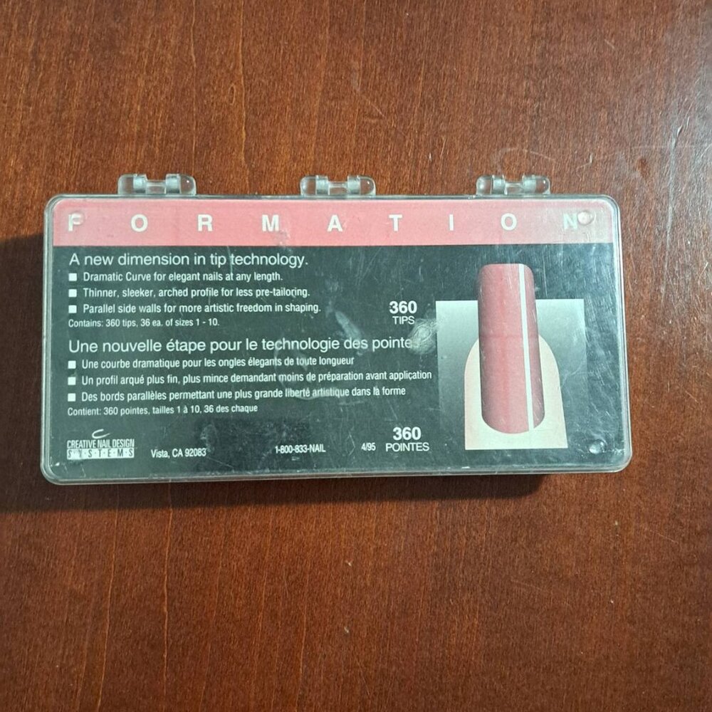 Formation Nail Tips Natural Open Box